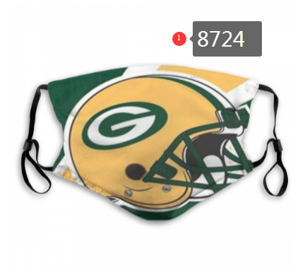 NFL 2020 Green Bay Packers Dust mask with filter->nfl dust mask->Sports Accessory